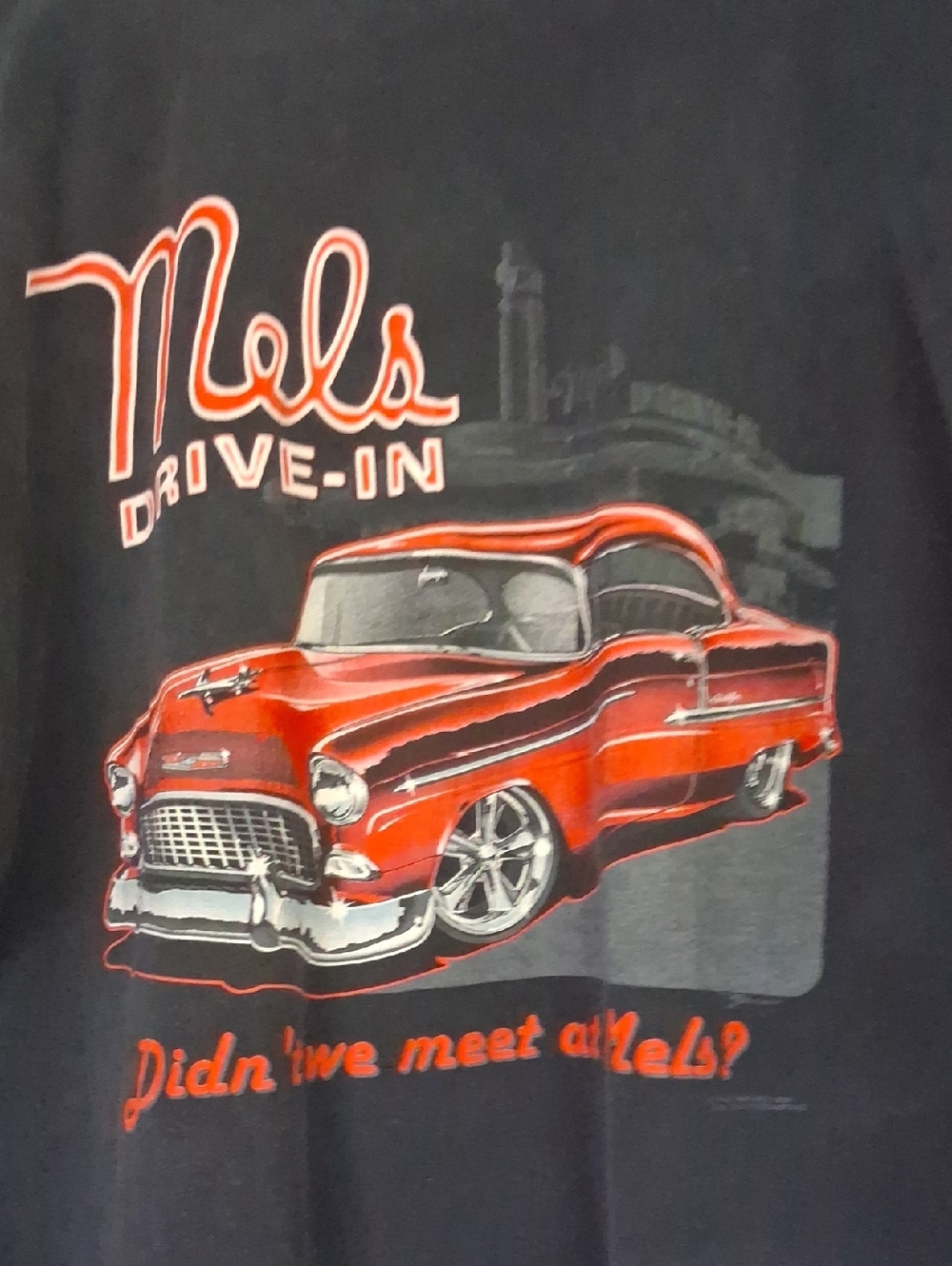 Mel's Drive-In RANCHO cucamonga Black Men's Short Sleeve Tee